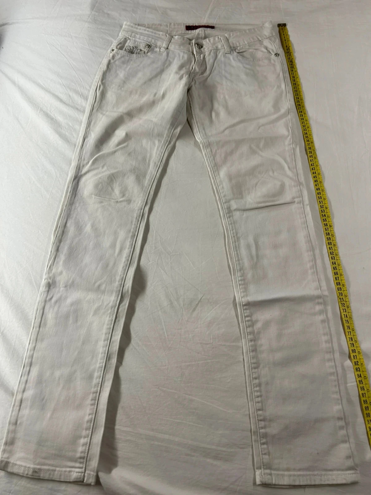 Calça jeans slim branca naturale – photo 2